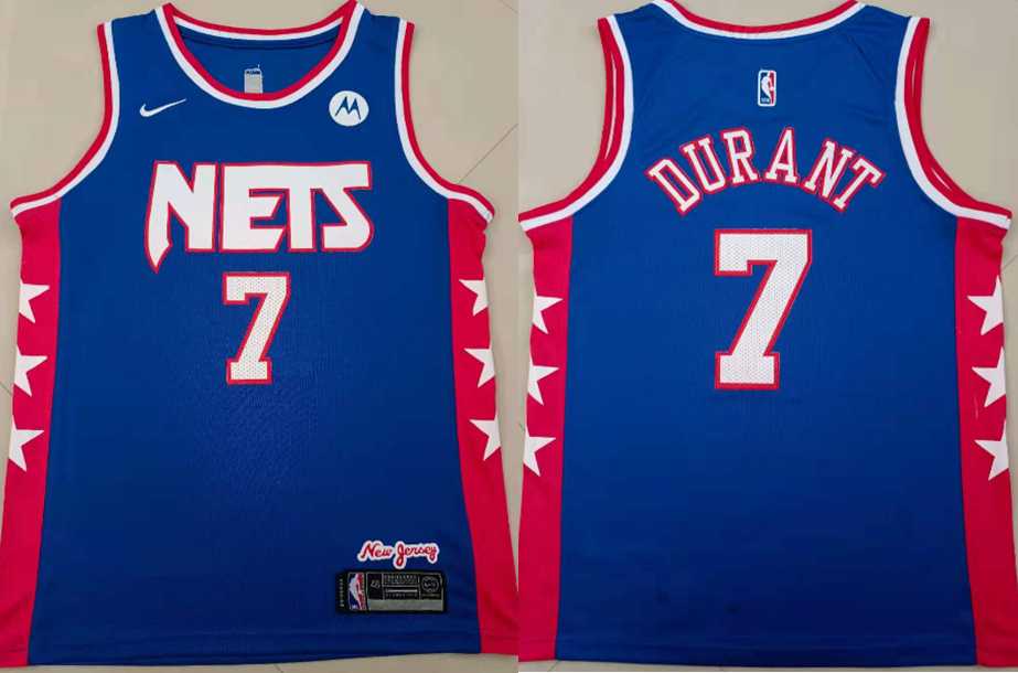 Nets 7 Kevin Durant Blue Throwback Swingman Jersey,We sell and wholesale Nets 7 Kevin Durant Blue Throwback Swingman Jersey on line form chian!